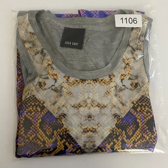 Josh Goot Silk Printed Tank Top Animal Print US 6 Multicolor Tunic - Picture 11 of 11